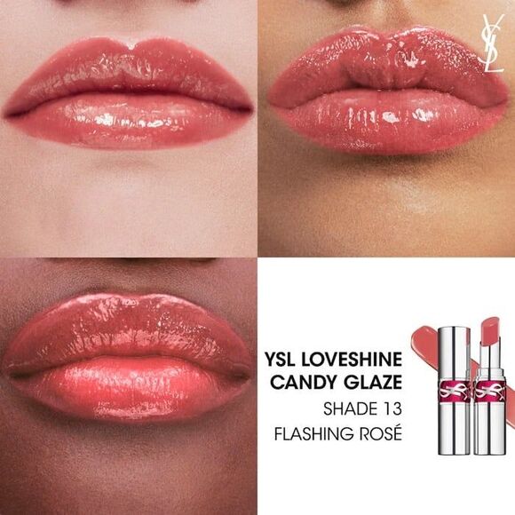 Yves Saint Laurent Other - YSL Candy Glaze Lip Gloss Stick 13 Flashing Rose